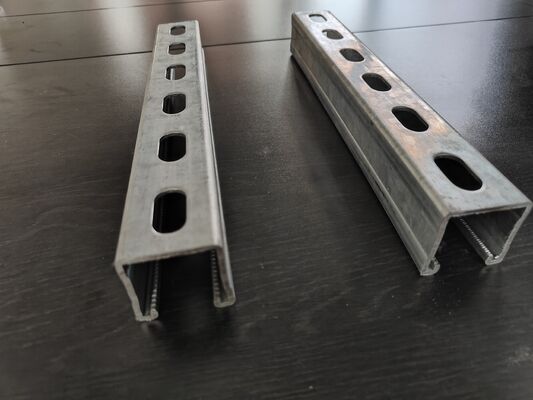 41×41 Square-Edge Rib-Reinforced Galvanized C Purlin with Inner Toothed Structure for Construction