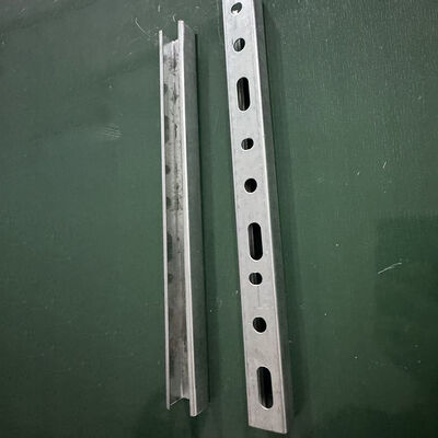 ราคาดี แผ่นช่อง Unistrut ชุบสังกะสี 25X16 เจาะช่อง Gi Slotted C สำหรับการก่อสร้าง ออนไลน์