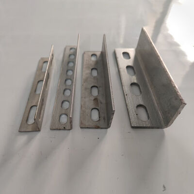 quality Anti Corrosion Fire Resistant Punched Angle Iron For Construction factory
