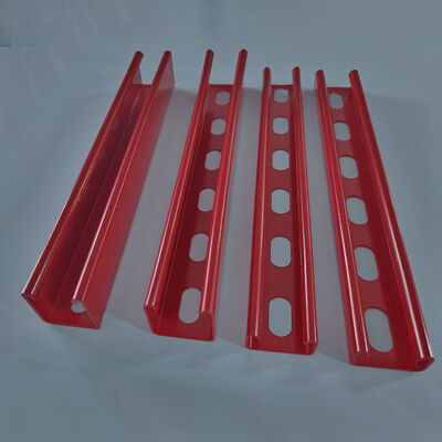 좋은 가격 붉은 파우더 코팅 C 채널 스트루트 1.5mm / 2.0mm 화재 보호 시스템 온라인으로