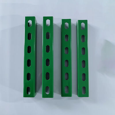 Giá tốt Bột xanh phủ C thép Unistrut Slotted kênh Q235B lỗ cho mặt trời gắn đệm trực tuyến