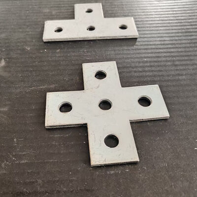 قیمت خوب پلیت مناسب چند منظوره 4 سوراخ T / Cross Type Bracket Pre Galvanized Strut برای اتصال کانال Unistrut C آنلاین