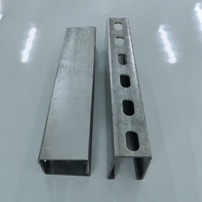 قیمت خوب قناعت بالا 41x62mm C کانال گره دار Unistrut Strut Channel برای حمایت از براکت خورشیدی آنلاین