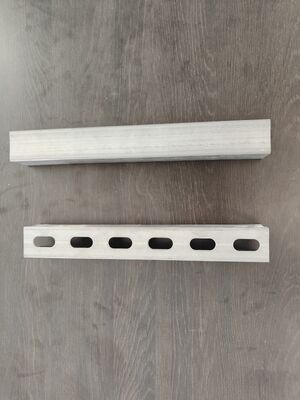 Good price Unistrut Channels 41x41 Pre Galvanized Reinforced Square Edge C Strut Channel with Enhanced Rigidity for Heavy Load Bearing online