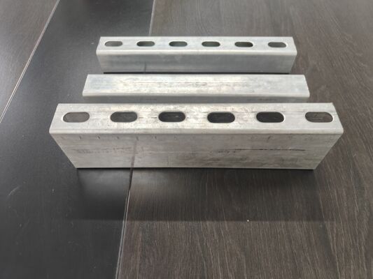 Good price Unistrut Channels Pre Galvanized Slotted C Strut Channel Made from Carbon Steel with Oval Holes for Flexible and Quick Assembly online