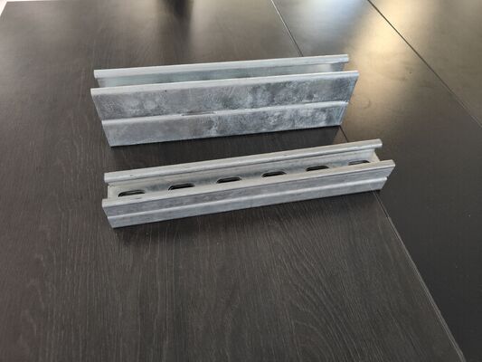 Qualité 41x41 Double Combiné Canal C Galvanisé avec Longueur Personnalisable pour Support de Construction usine